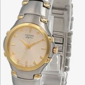 Citizen elegance Gold Dial stainless steel women’s watch